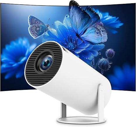 AnywhereVision™-Compact and travel-ready native 1080p mini projector with 4K support, autofocus, and wireless casting — smart, budget-friendly, and built for convenience.